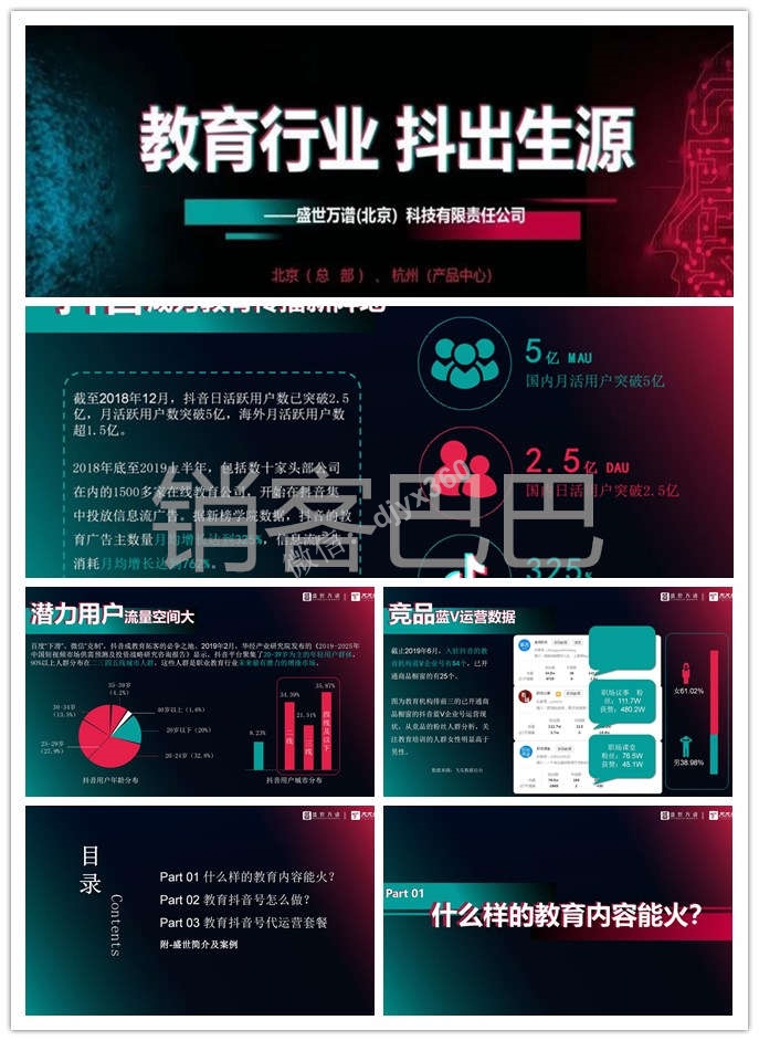 2020职场教育行业抖音运营方案，激发互动引发病毒式传播和流量推荐