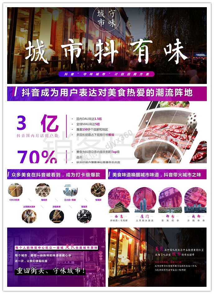 2020抖音美食节招商方案，美食味道唤醒城市味道，抖音带火城市之味