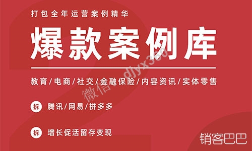 爆款案例库高清文字版，拆解大量优秀运营案例，降低试错成本