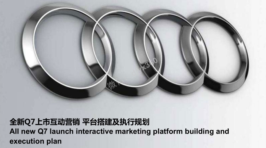 奥迪Q7上市微信H5品牌互动营销方案，进一步提升奥迪品牌整体尊贵形象