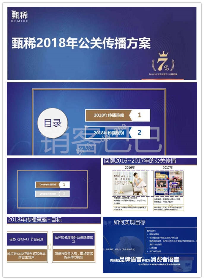 2018伊利甄稀冰淇淋公关策划方案书ppt模板，加强消费者认知推动销售